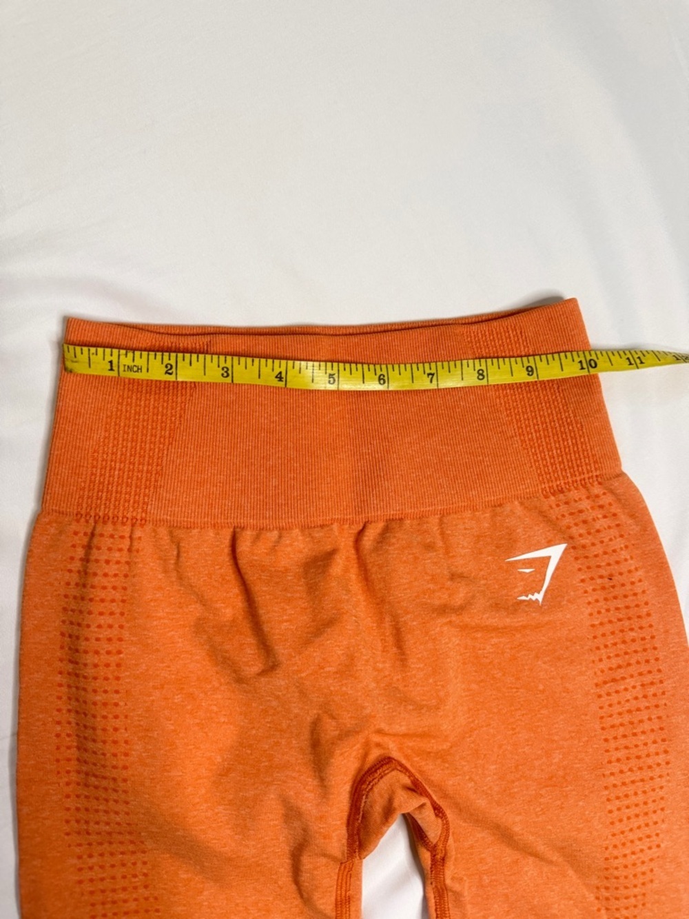 Gymshark Burnt Orange Seamless Leggings - Picture 4 of 5